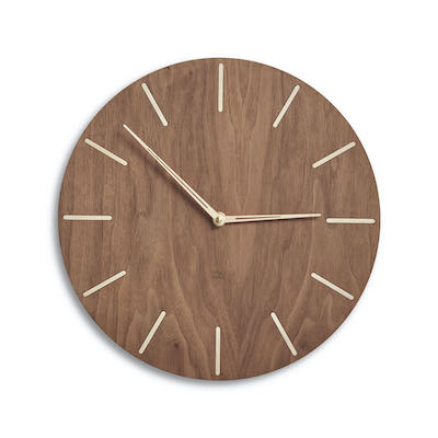 Midle century wood wall clock N 2.1 - Woolights